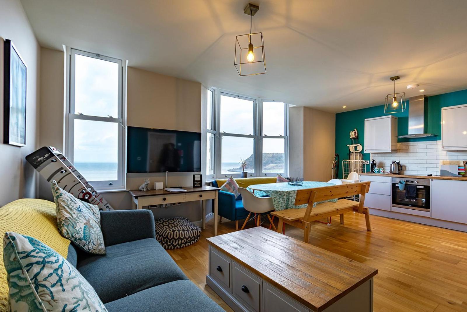 Seaview North Bay Holiday Home Apartment Scarborough Dış mekan fotoğraf